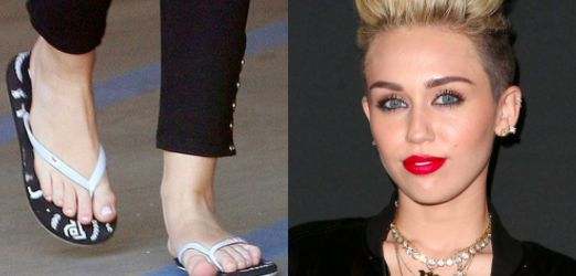 celebrities with pretty feet