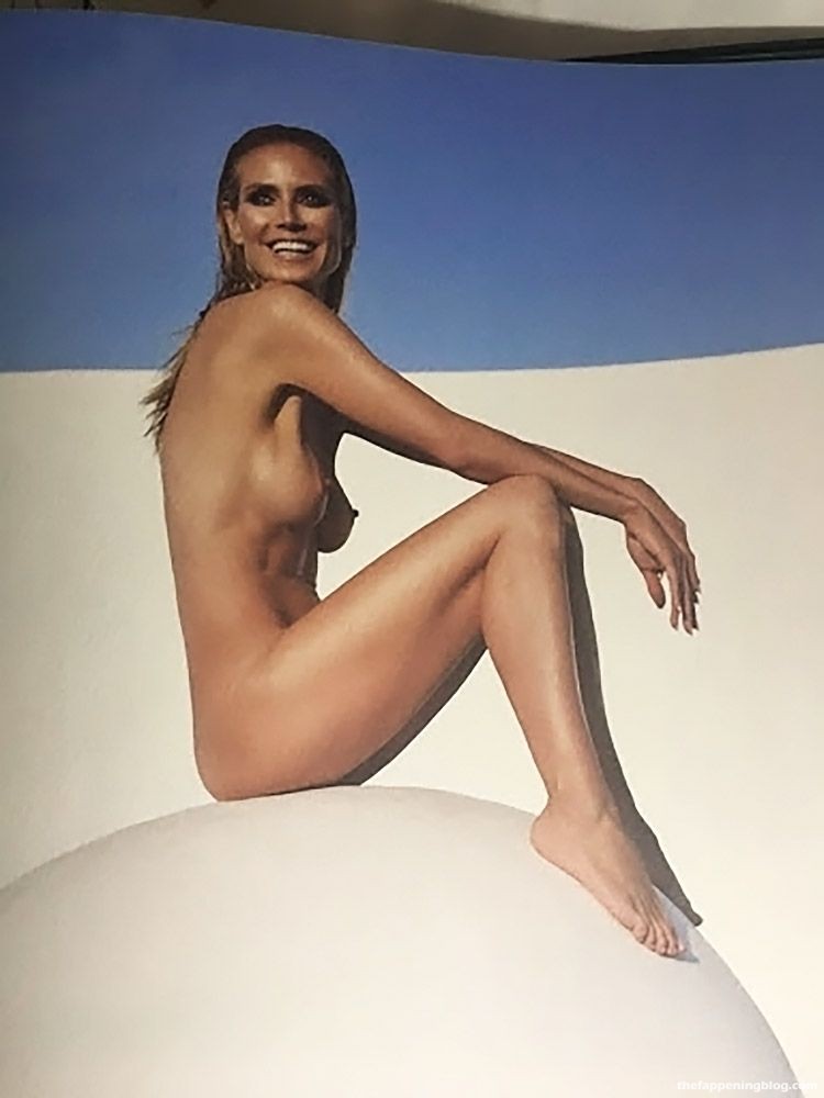 Young Heidi Klum Nude mermaid boobs