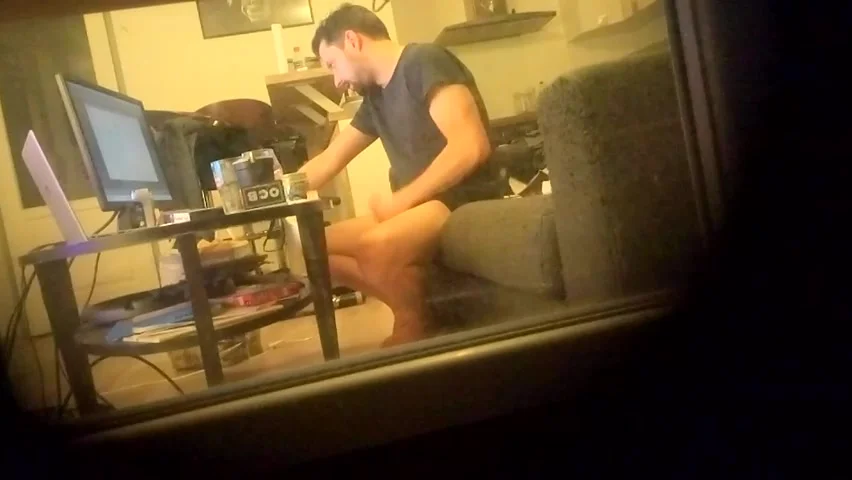 Neighbor Caught Me Jerking Off strip fight