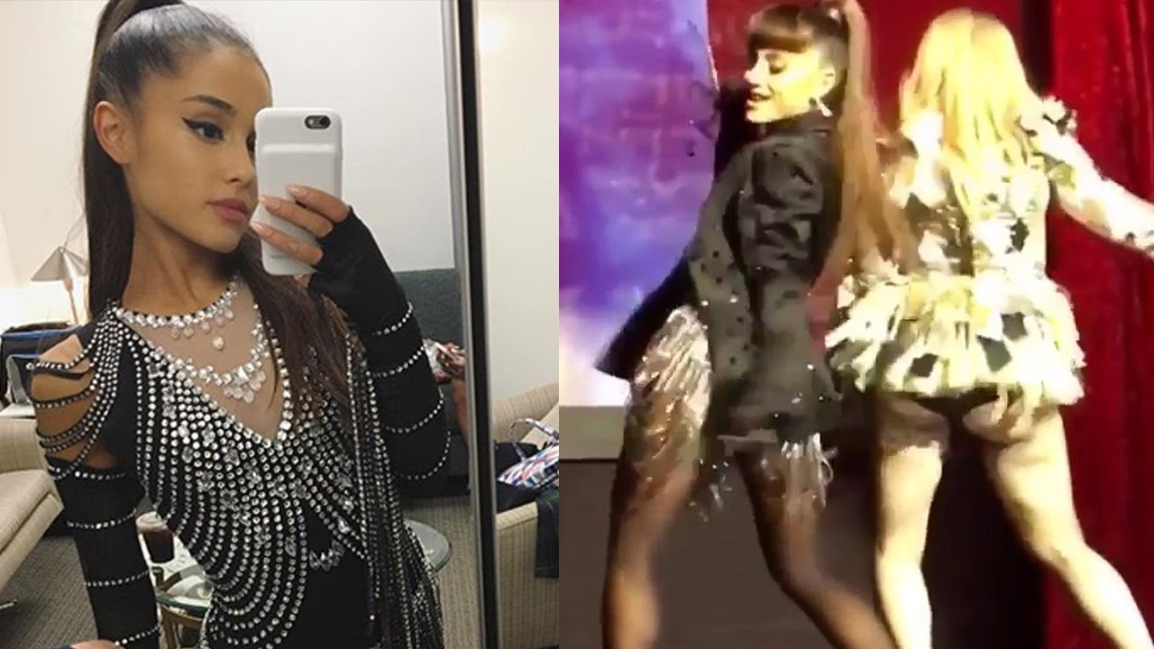 ariana grande shaking her ass