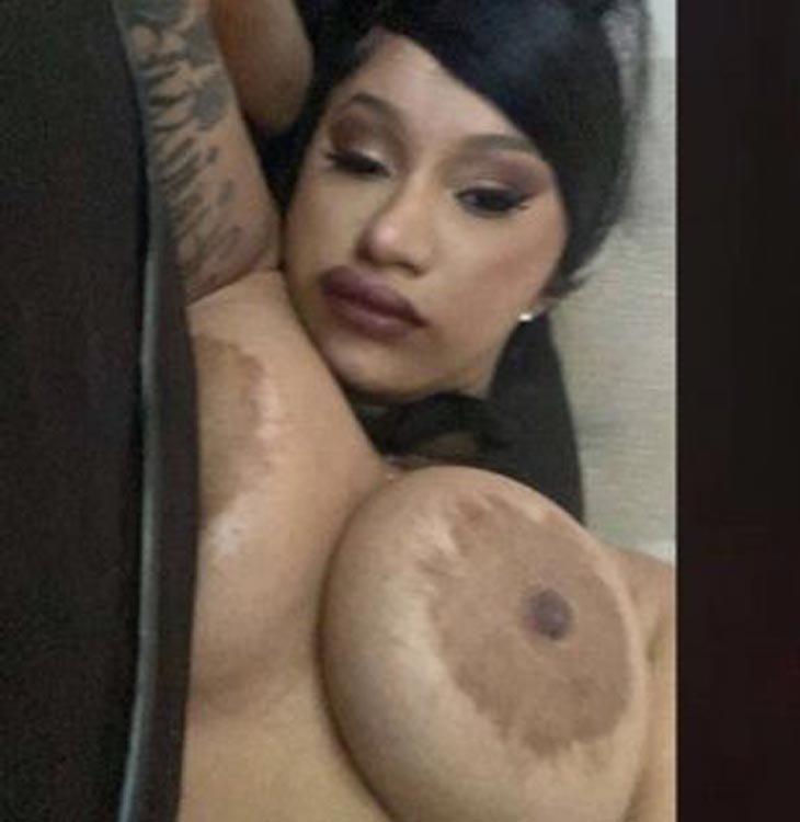 cardi b tit pic