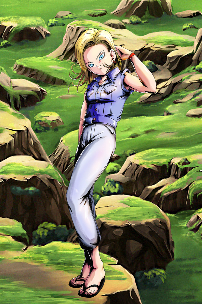 Android 18 Without Clothes black sissy