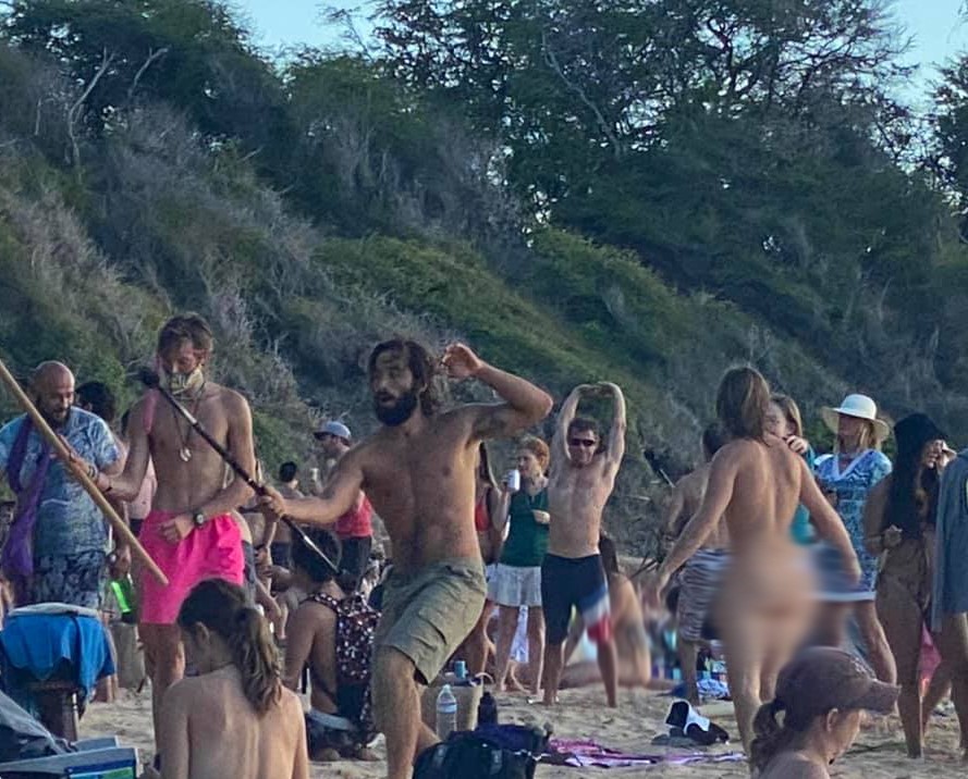 nude beach party pics