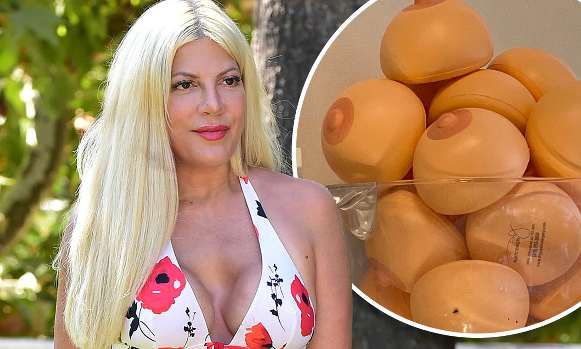 anna grahn recommends tori spelling nip slip pic