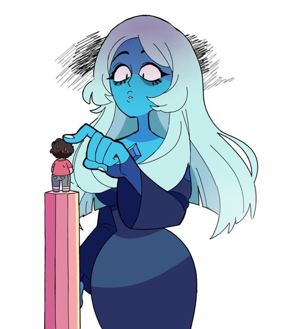 Steven Universe Blue Diamond Sexy tease denial