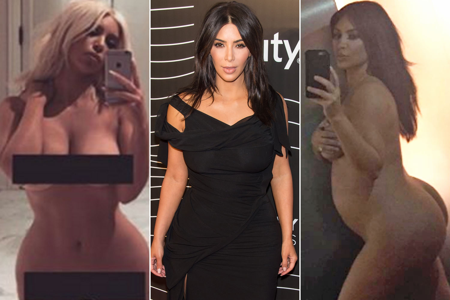 Kim Kardashian Nude Instagram Pics show boobs