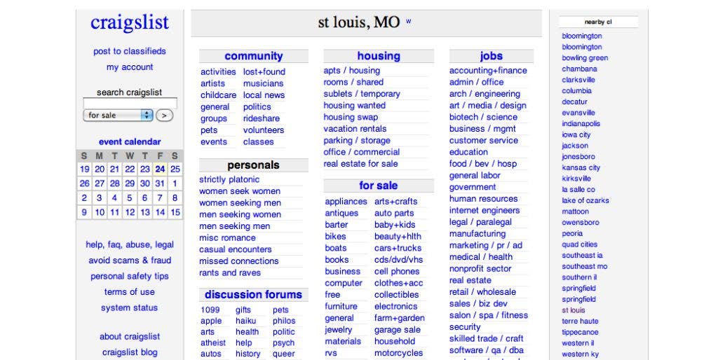 derek hinkle recommends craigslist stl mo jobs pic