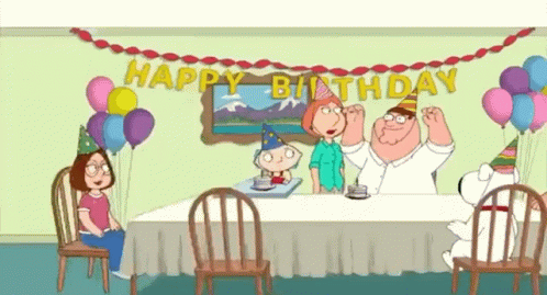 chris gesner recommends Happy Birthday Family Guy Gif