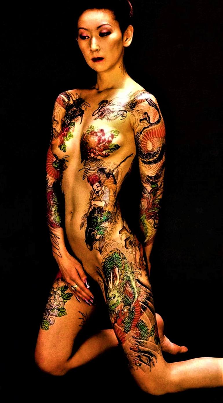 Best of Full body tattoo female nude