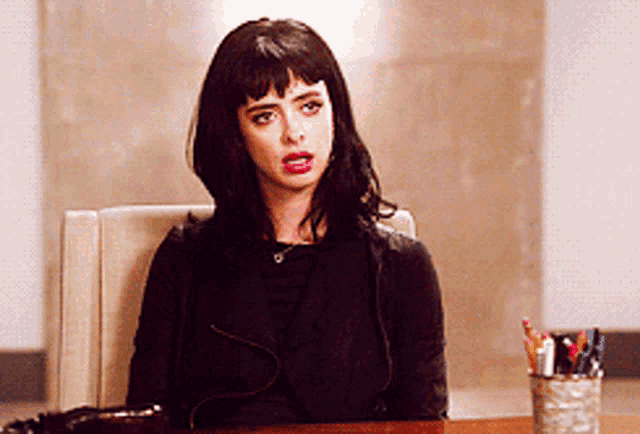 abhijit mapari share krysten ritter eye roll gif photos