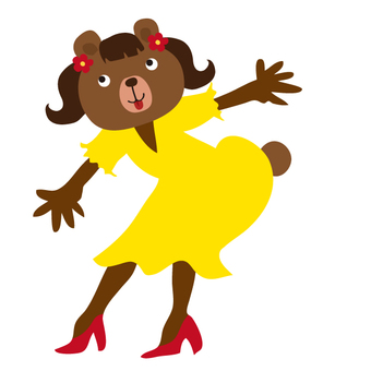 Dancing Bear Black Girl east midlands