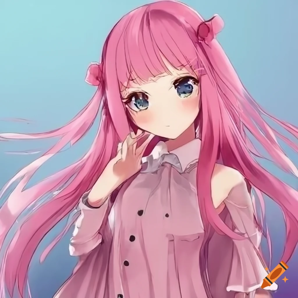 amier shah add photo cute anime girls with pink hair