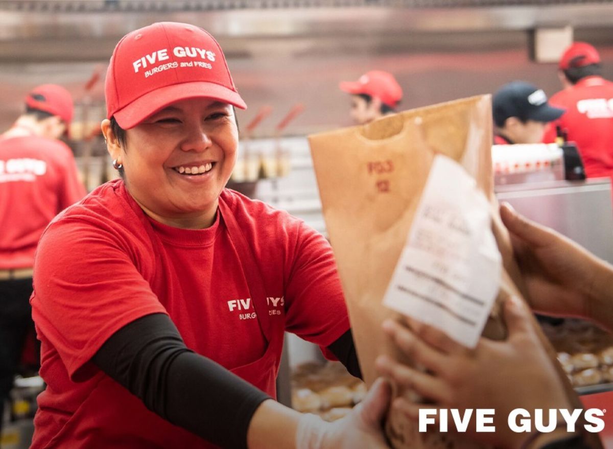 brenda lynne add photo five guys uniform