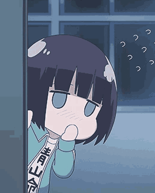 Best of Anime girl hiding gif