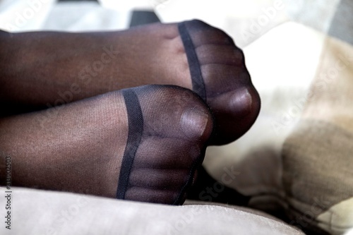 cell perfect recommends Foot In Nylon Stocking