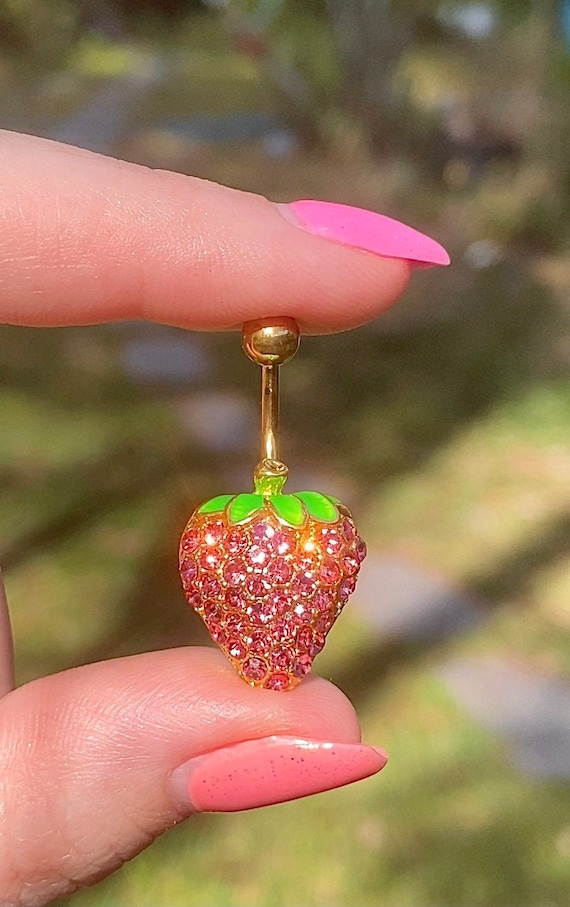 derrick nicholas recommends strawberry belly button ring pic