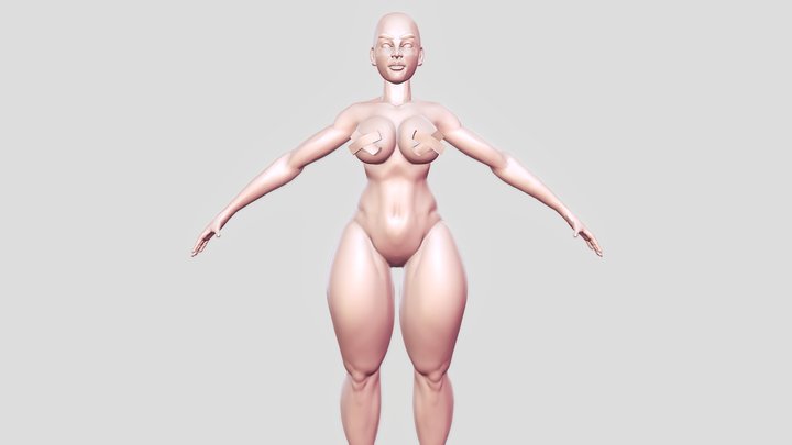 aaron letts recommends nude 3d model pic