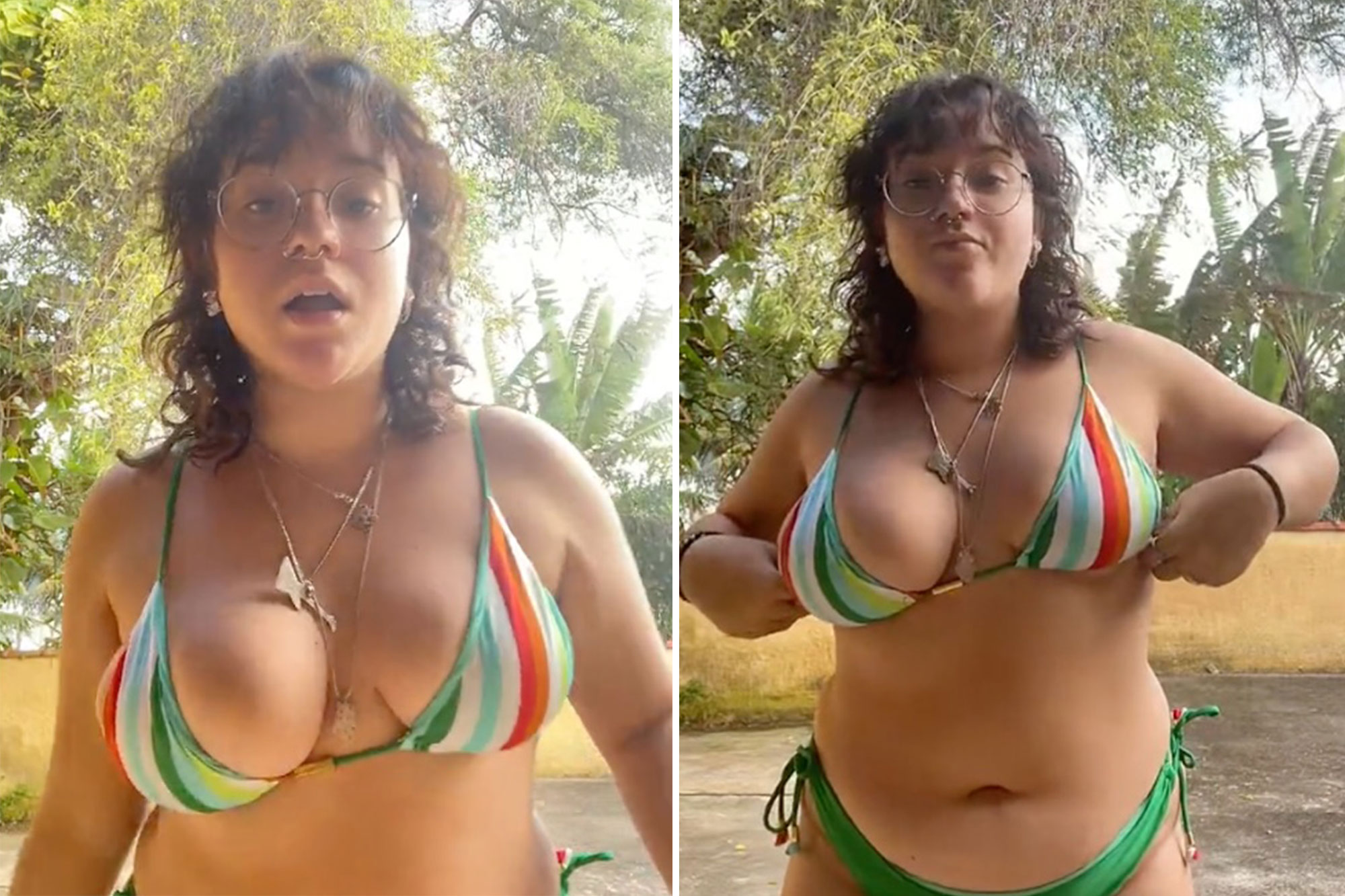 denise herry recommends Boob Hanging Out