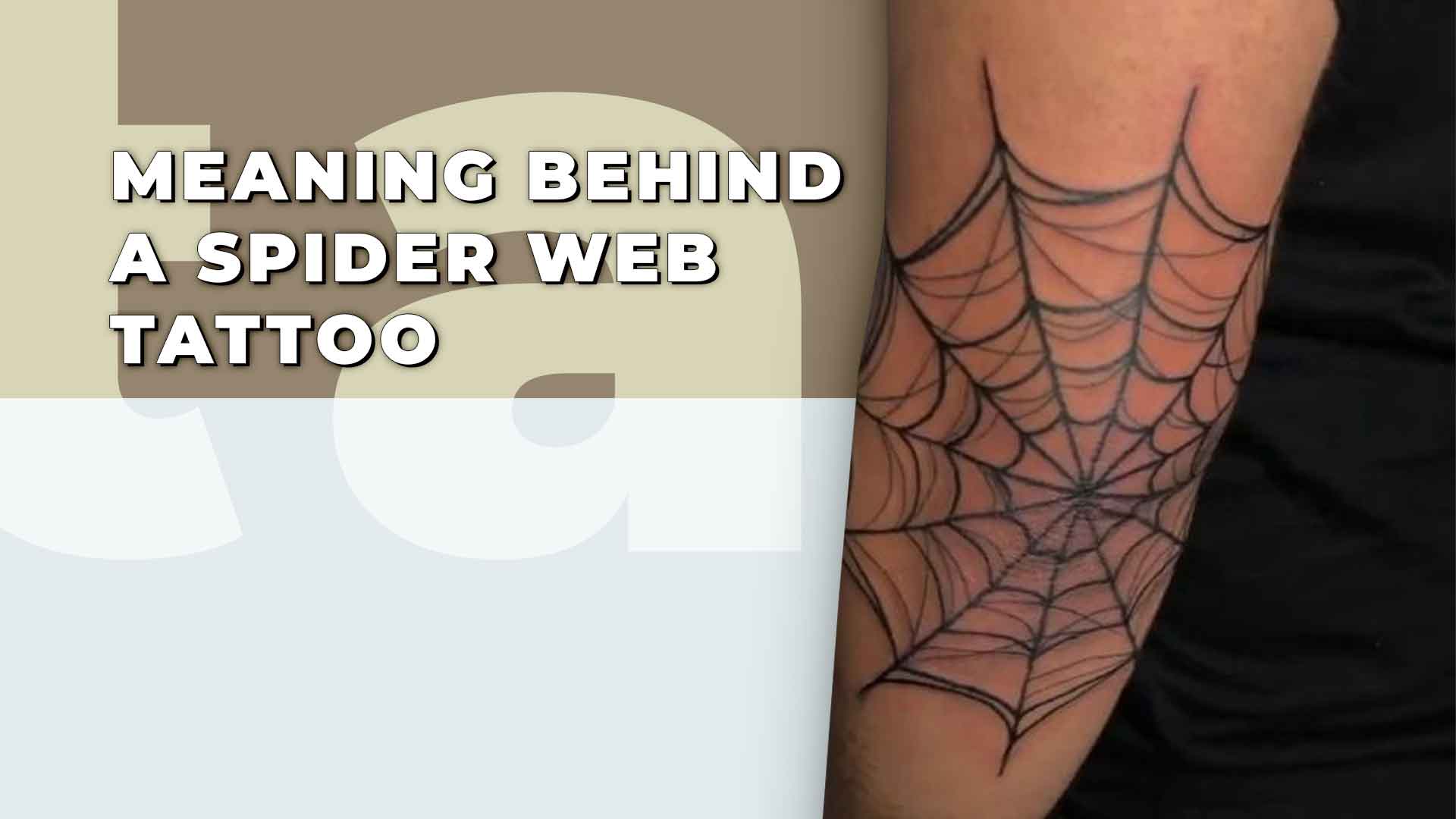 Spiderweb Tattoo On Elbow veronika raquel