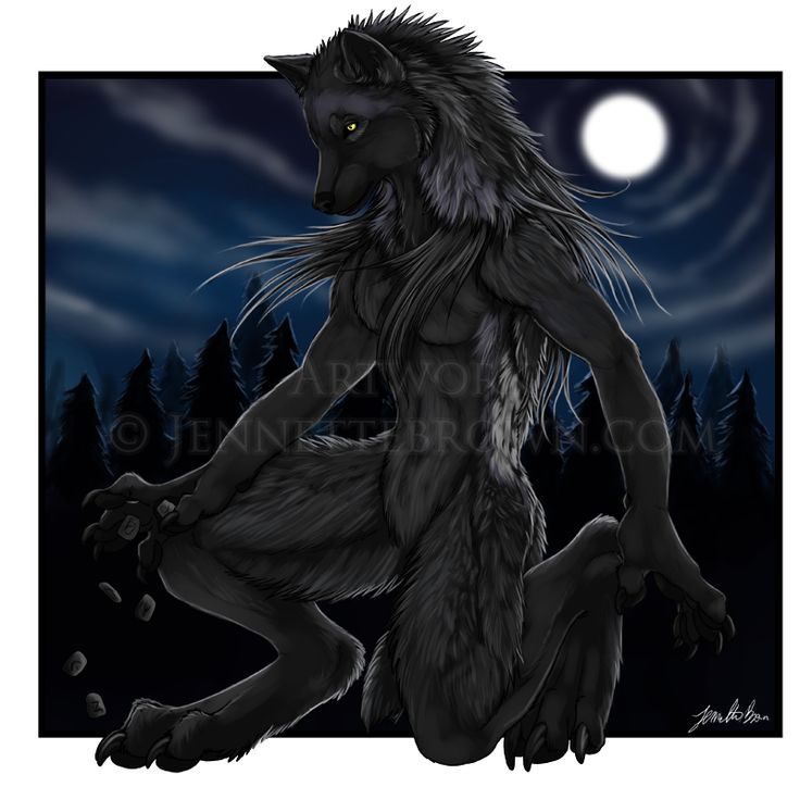 female werewolf art