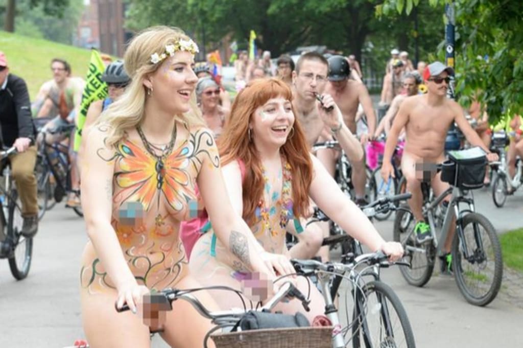 brad ebel recommends women riding bikes naked pic