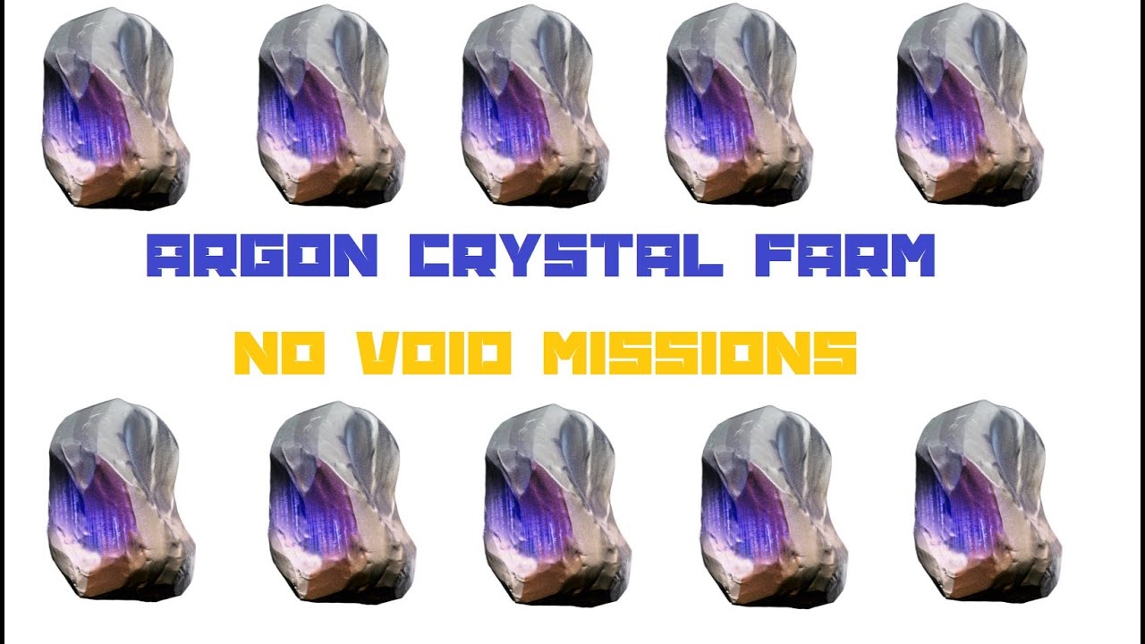 caleb ballew recommends Argon Crystals Warframe