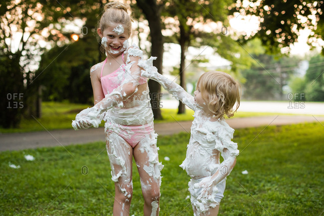 anil rajpurohit add photo girls covered in shaving cream