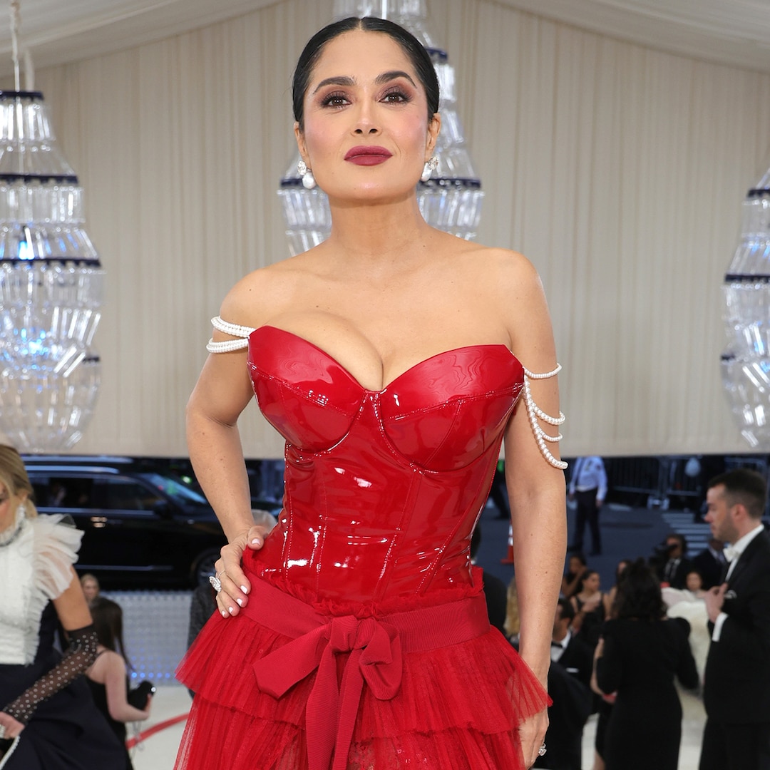 anne bruno add salma hayek nipple slips photo