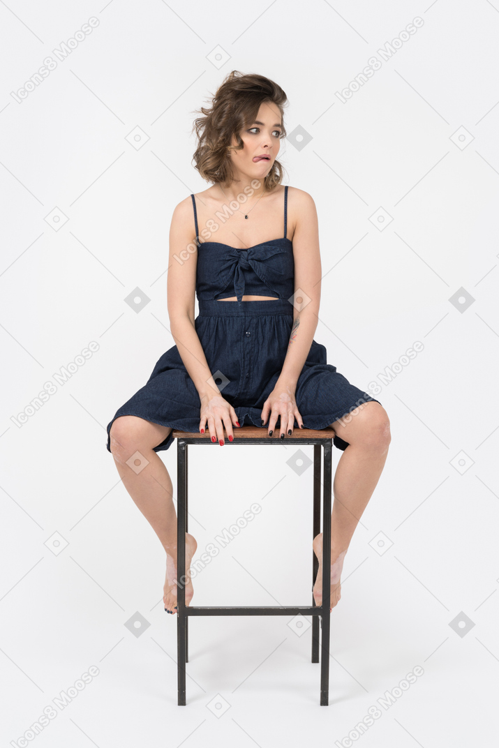 Best of Woman sitting with her legs open