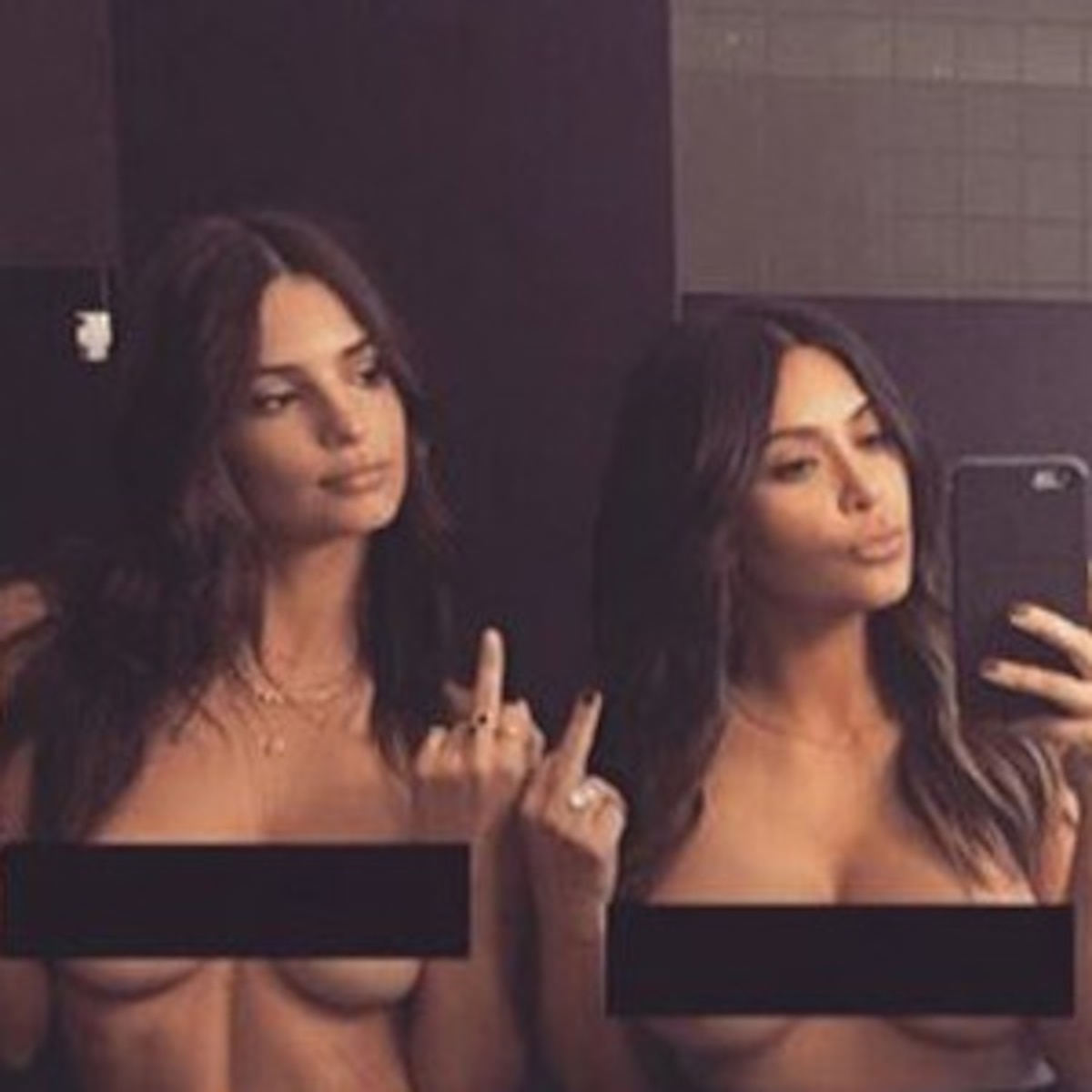Emily Ratajkowski Kim Kardashian Uncensored vibrator benutzen