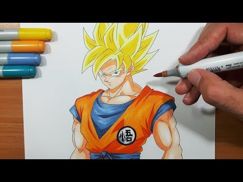 diamond cutz recommends How To Draw Goku Super Saiyan