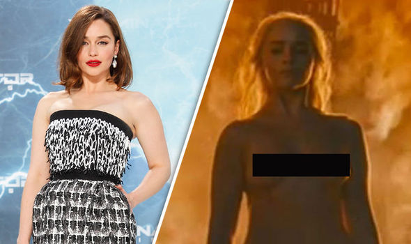 emilia clarke naked ass