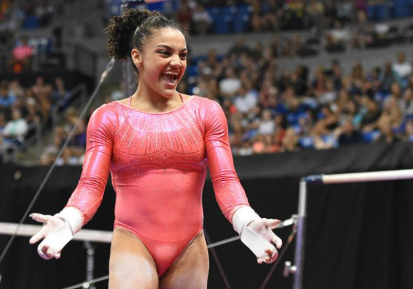 Best of Woman gymnast wardrobe malfunction