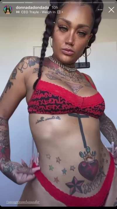 brittany kirchner recommends donna from black ink nude pic