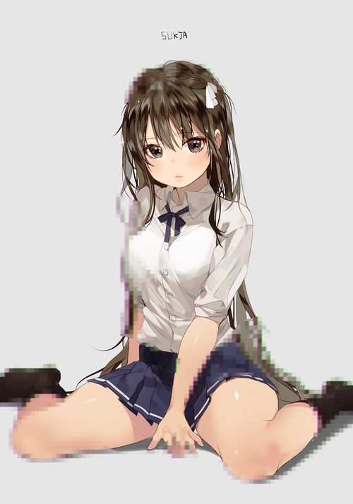 dawn mcrae add anime girl on her knees photo