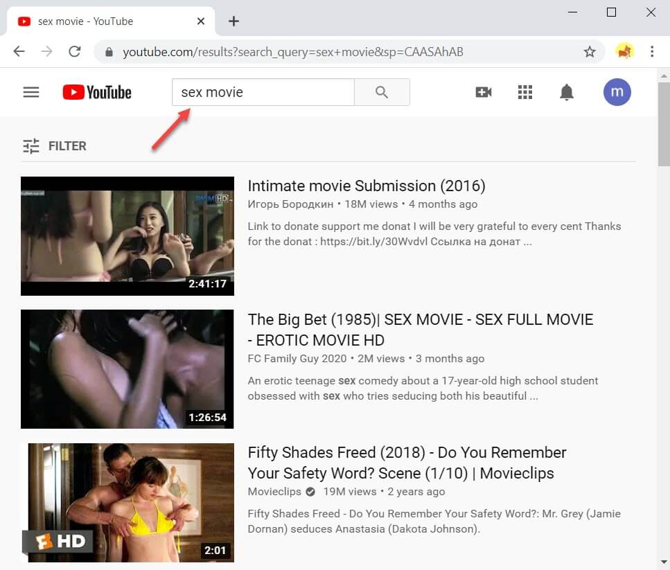sex videos not on youtube