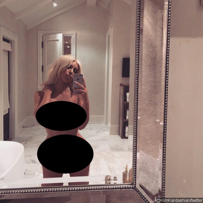 ally tisdale recommends Kim Kardashian Bathroom Selfie Nude