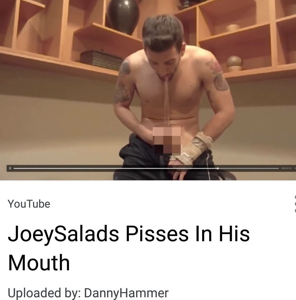 abhinav behera recommends Joey Salads Pees In His Own Mouth