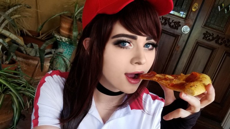 allison hocking stone recommends Sneaky Pizza Girl Cosplay