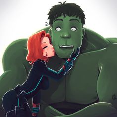 hulk and black widow smash