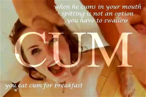 donna humber recommends cum eating captions pic