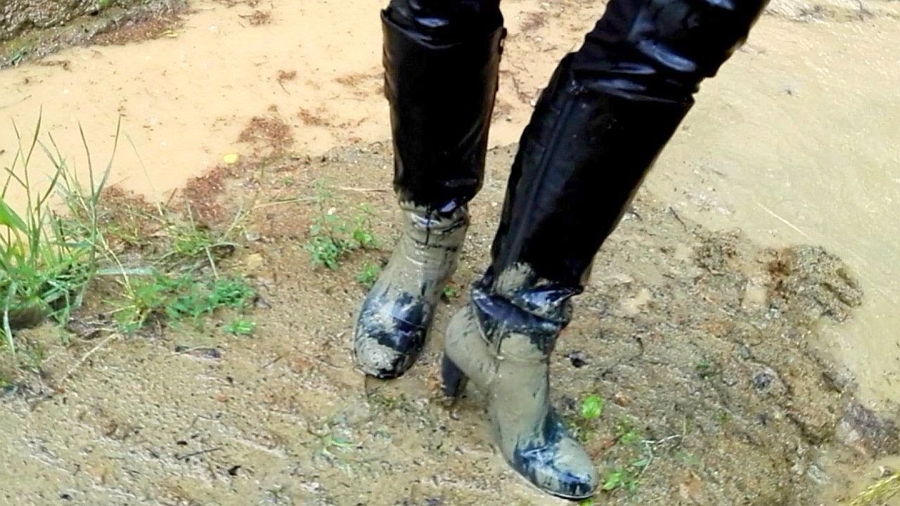 barbara silvia recommends High Heel Boots In Mud