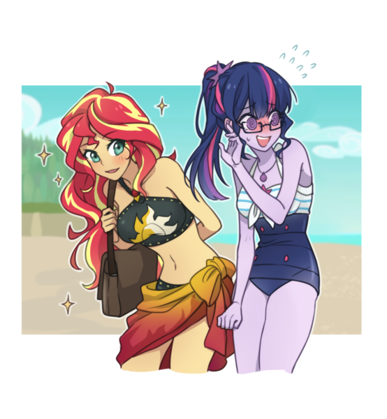 ayietz josue add sunset shimmer x twilight sparkle photo