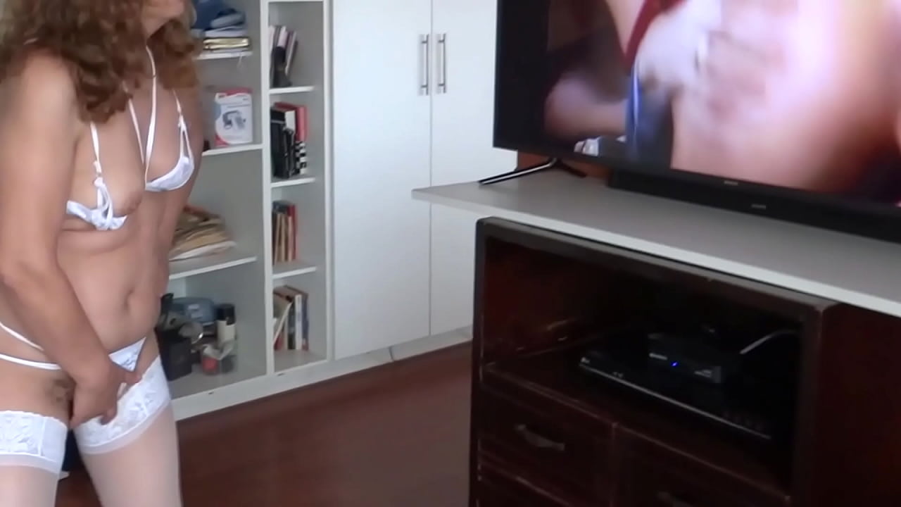 wife orgasm watching porn