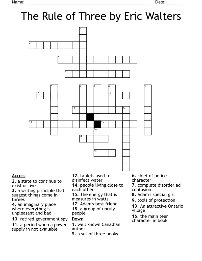 denise michele add photo group of three crossword