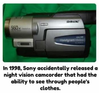 aseel kilani recommends 1998 sony xray camcorder for sale pic