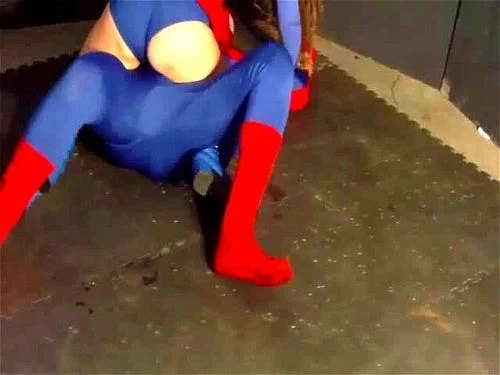 superhero cosplay porn