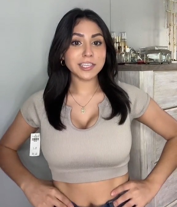 tits in tube top