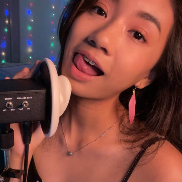 asmr ear licking