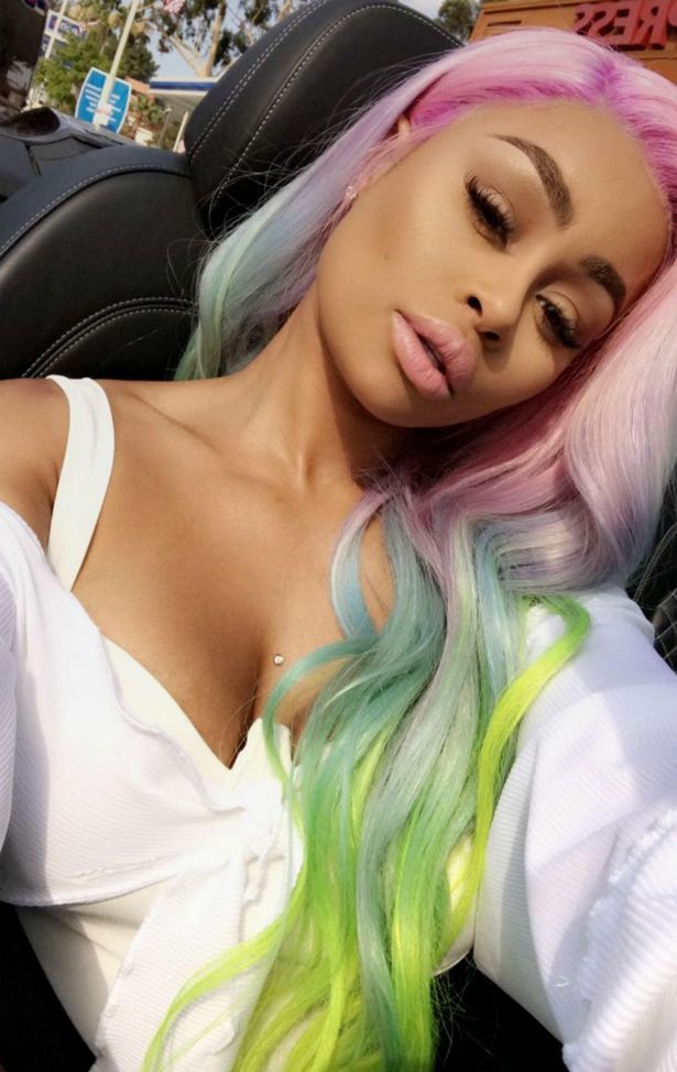 belinda pitts recommends blac chyna green hair pic